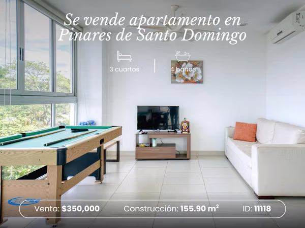 Apartment in condo Pinares de Santo Domingo ID11118