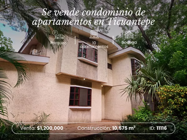 The apartment condo is sold in Ticulanze ID11116