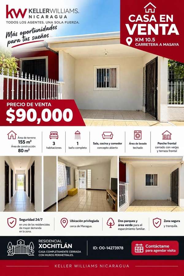 AG. IS SOLD HOUSE IN 10.5 XOCHITLAN