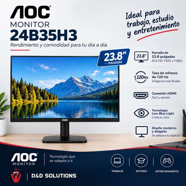 Monitor AOC 24 pulgadas 120 Hz