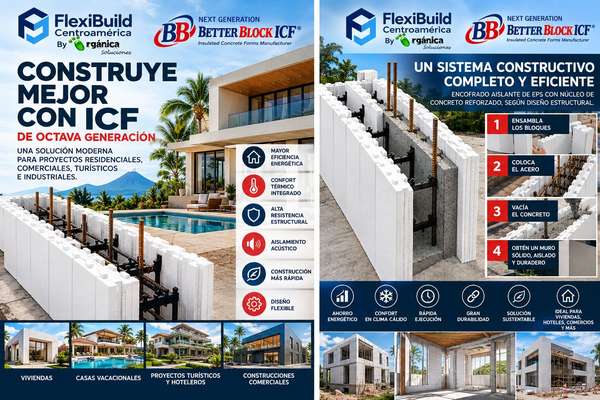 Sistema Constructivo ICF de 8.ª Generación | Better Block ICF | Nicaragua