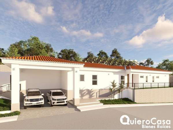 Preciosa casa nueva en venta en Santo Domingo