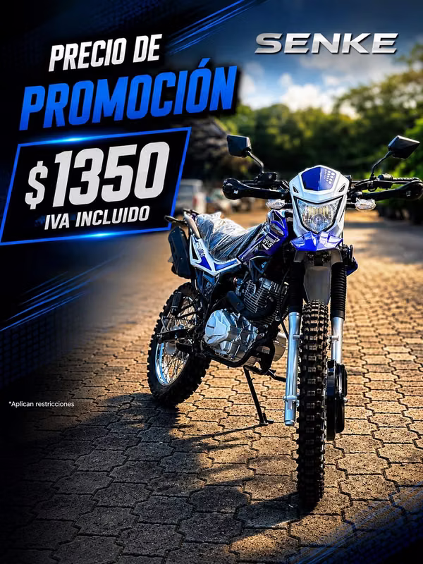 Moto Senke Montañera Nueva – Ideal para el Trabajo