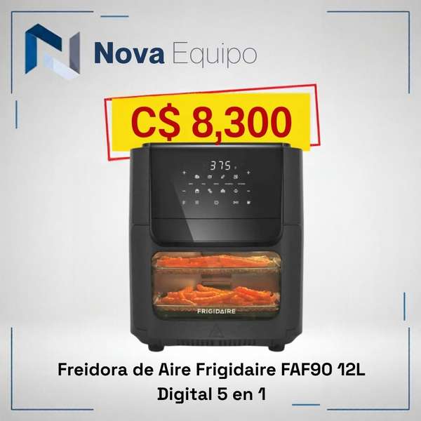 Freidora de Aire Frigidaire FAF90 12 Litros Digital 5 en 1