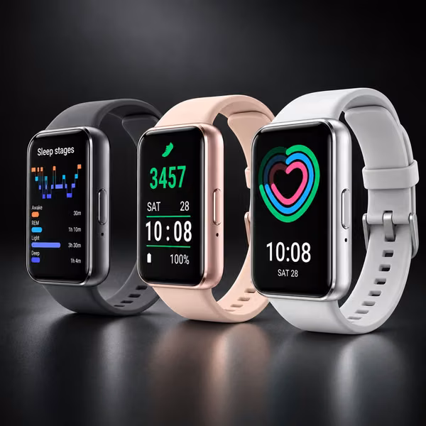 Samsung Galaxy Fit3 - Gray, Pink Gold y Silver