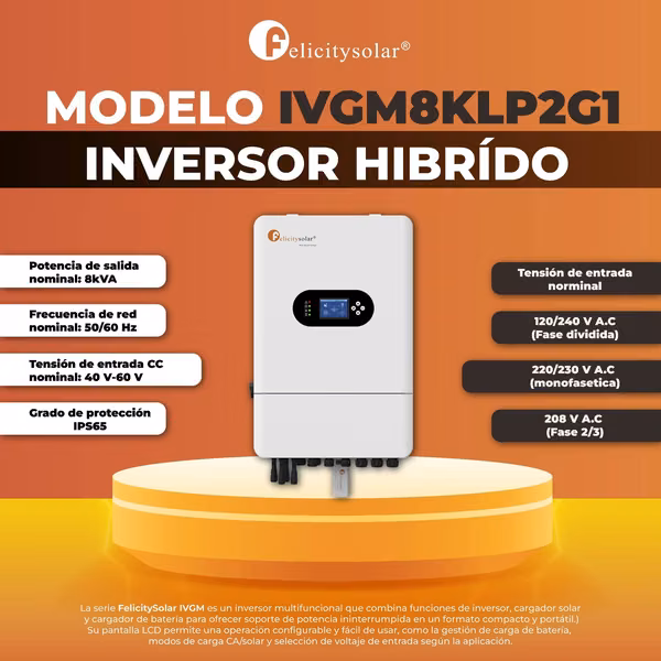 Bateria e inversor solar