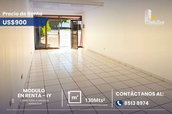  Módulo Comercial en Renta en Carretera a Masaya - IY