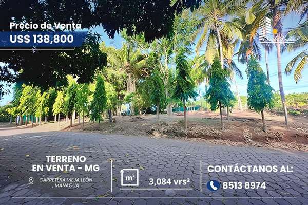  Terreno en Venta sobre Carretera Vieja a León - MG