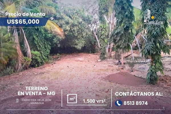  TERRENO EN VENTA SOBRE CARRETERA VIEJA A LEÓN - MG