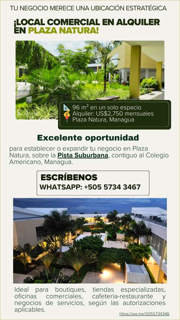 MODULO PLAZA NATURA