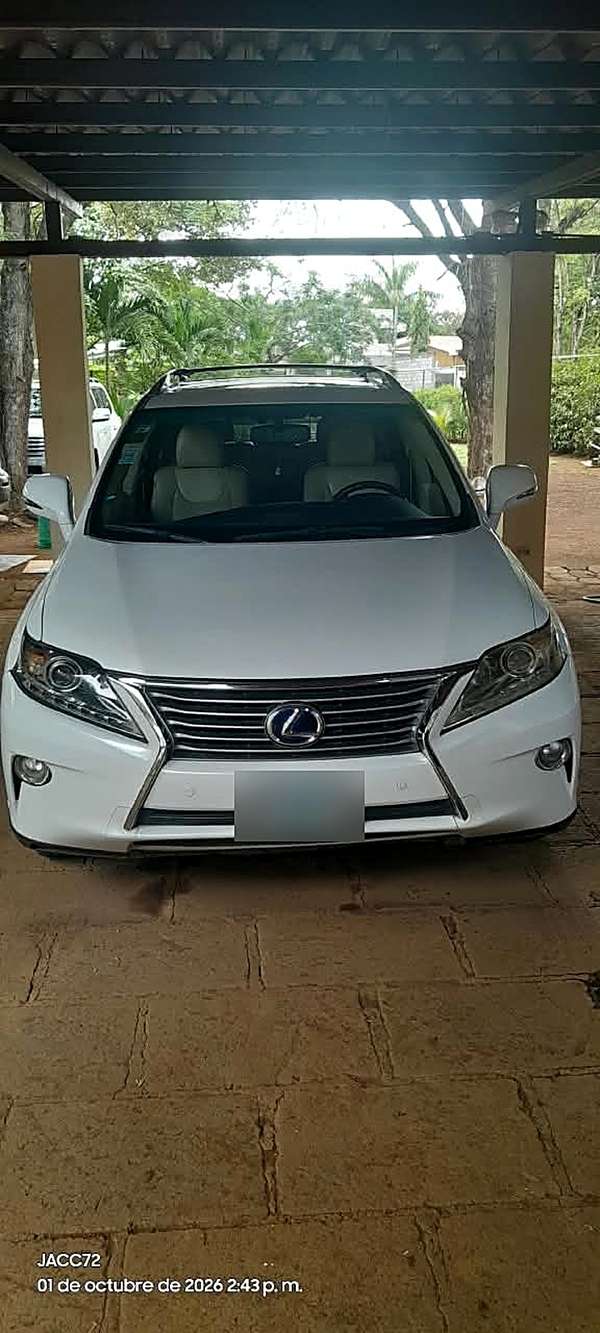 Lexus RX 450h 2014 Híbrida, blanca, interior beige