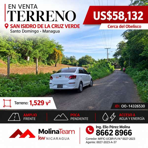 TERRENO EN VENTA | SAN ISIDRO DE LA CRUZ VERDE, SANTO DOMINGO