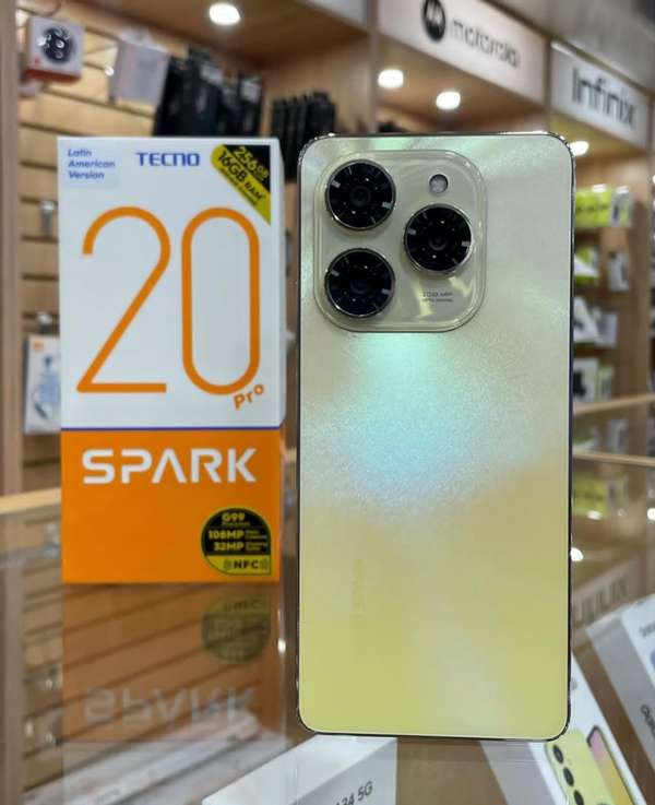 Tecno Spark 20 Pro (8 GB RAM | 256 GB) – ¡Nuevo y sellado! 