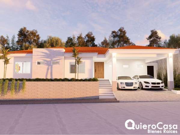 Preciosa casa nueva en venta en Santo Domingo