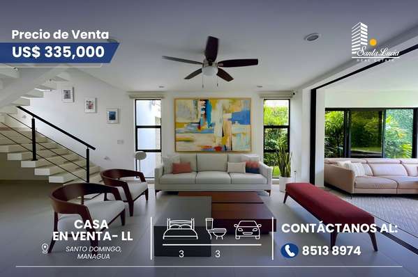  Casa Moderna en Venta en Estancia de Santo Domingo - LL 