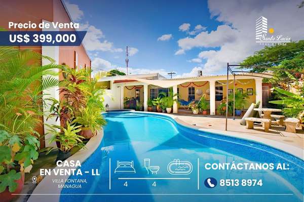  Casa en Venta en Villa Fontana con Apartamento Independiente - LL