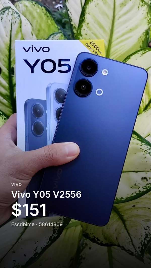  ¡SE VENDE VIVO Y05 (Modelo V2556) 