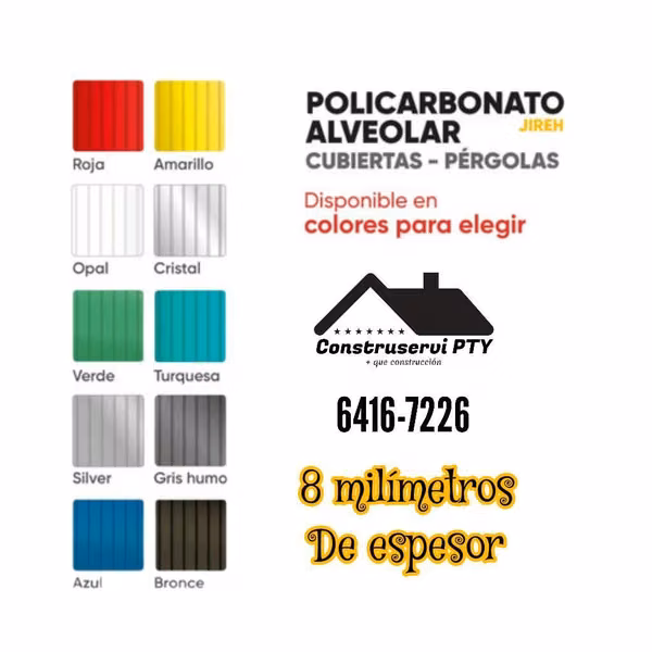 Policarbonato celular ( alveolar)