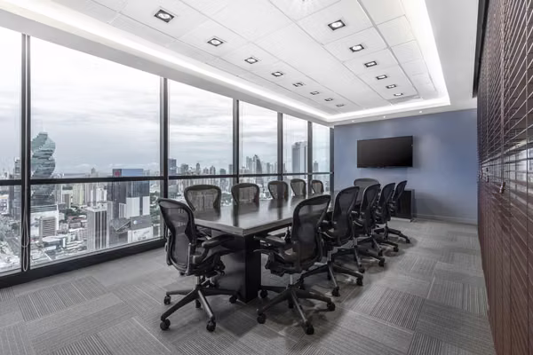 Oficina abierta en renta para 10 personas en PANAMA, Panama City, Financial District Tower Bank