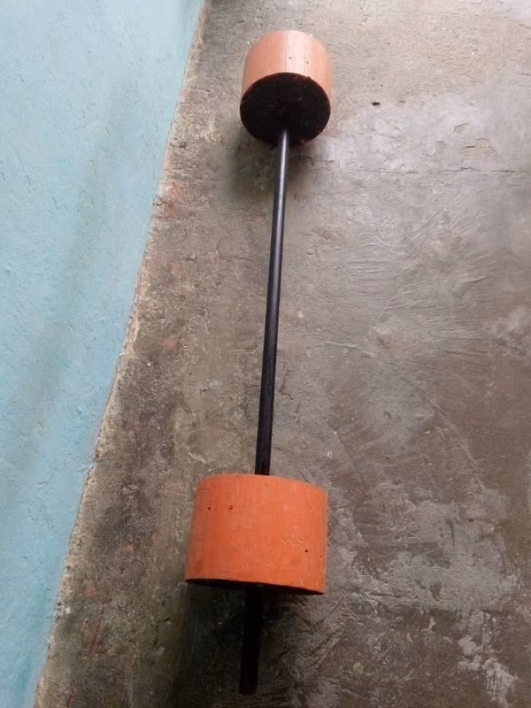 Pesa en barra desmontable