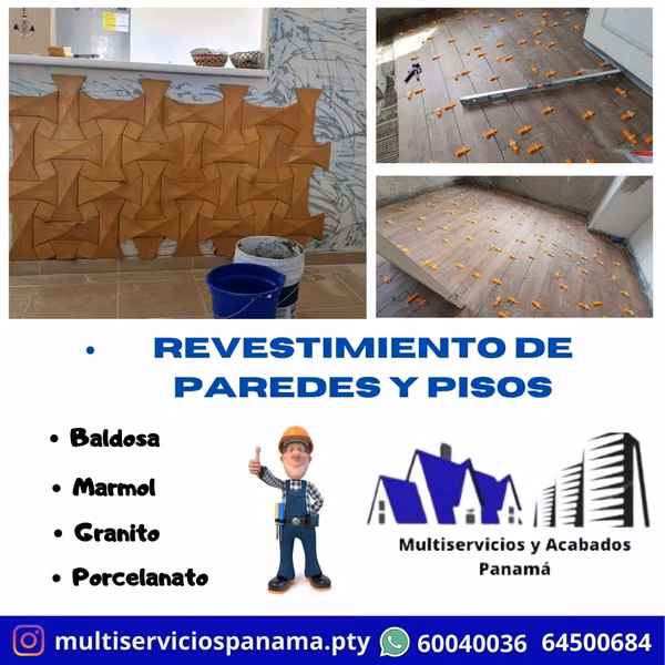 REVESTIMIENTOS BALDOSA MARMOL GRANITO PORCELANATO ETC.