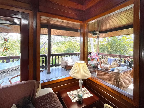Amazing exotic-wood house 30 minutes from the city, now $299,000. ID 17970