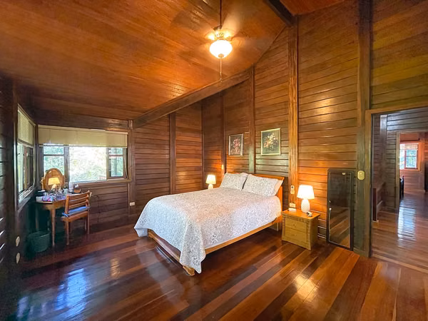 Amazing exotic-wood house 30 minutes from the city, now $299,000. ID 17970