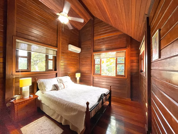 Amazing exotic-wood house 30 minutes from the city, now $299,000. ID 17970