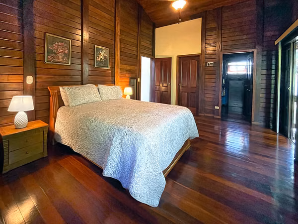 Amazing exotic-wood house 30 minutes from the city, now $299,000. ID 17970