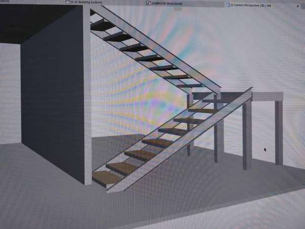 Fabricación de escaleras metálicas y barandal , pasamanos