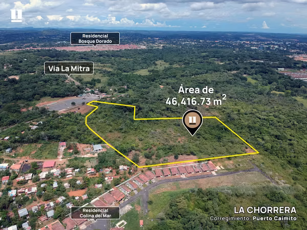 Se vende Terreno en Chorrera de 4,6 Hectareas