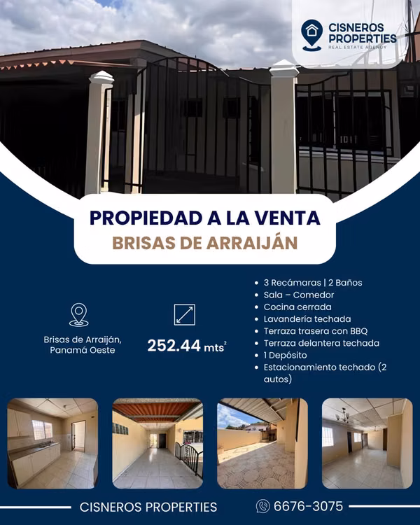 Venta de Casa - Brisas de Arraijan