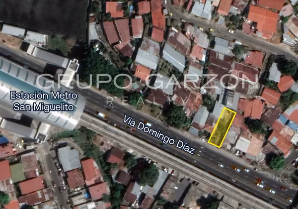 Venta terreno comercial en Avenida Domingo Diaz (frente Metro Panamá)