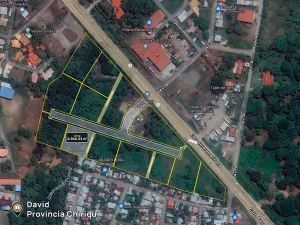 Se vende terreno en David Commercial Park, 2,960.63m2