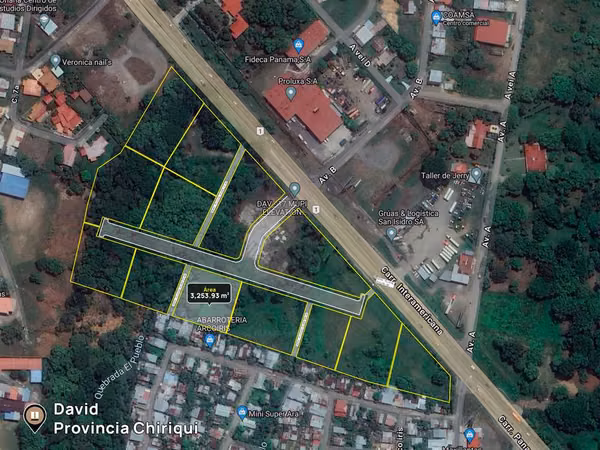 Se vende terreno en David Commercial Park de 3,253.93m2