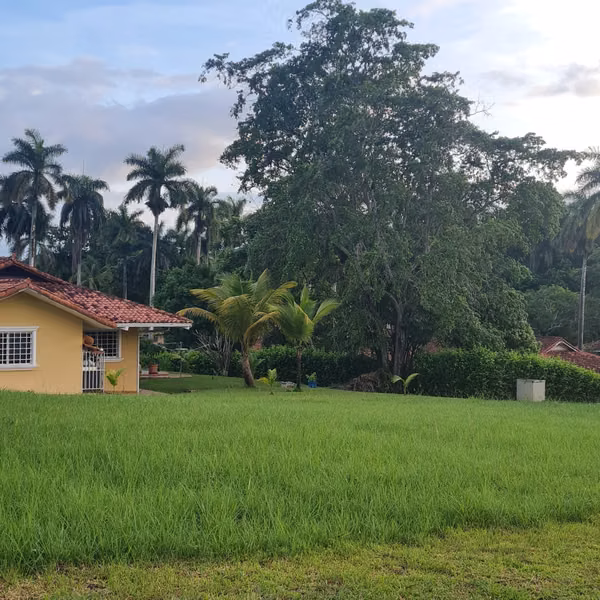 Beautiful flat lot 9,949 m2, its good for two individual houses.