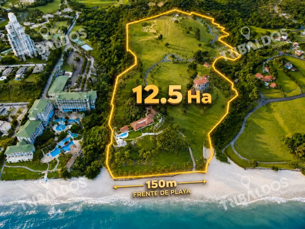 Land for Development of a Hotel with Front Beach