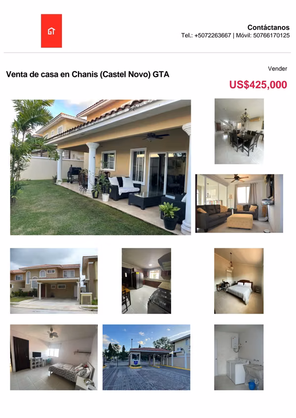 Venta de casa en Chanis (Castel Novo) GTA