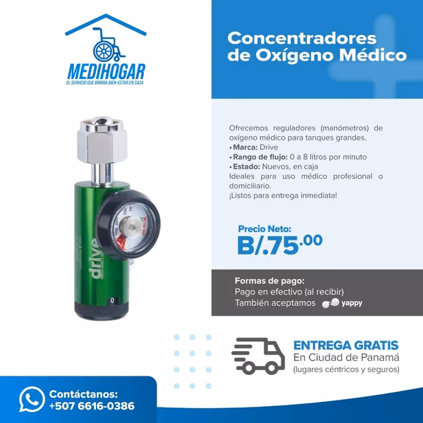 REGULADORES PARA TANQUES DE OXIGENO, NUEVOS EN SU CAJA