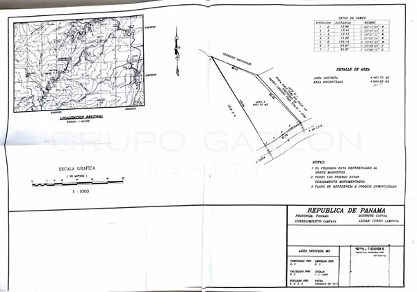 Venta de terreno en vías a Chica