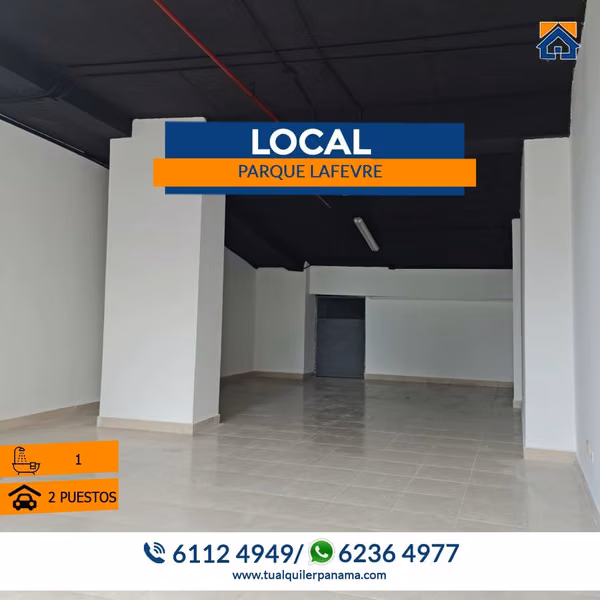 Ground Floor Commercial Space for Rent in Parque Lefevre
