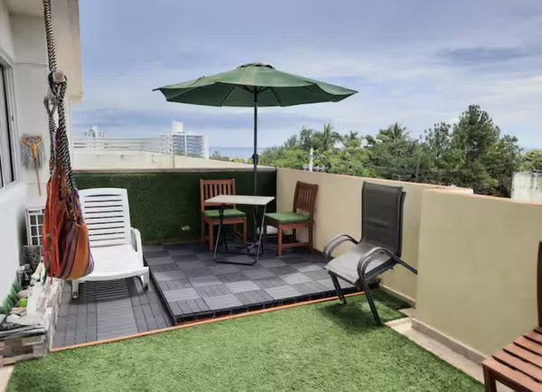Apartamento de playa amoblado, precio increíble