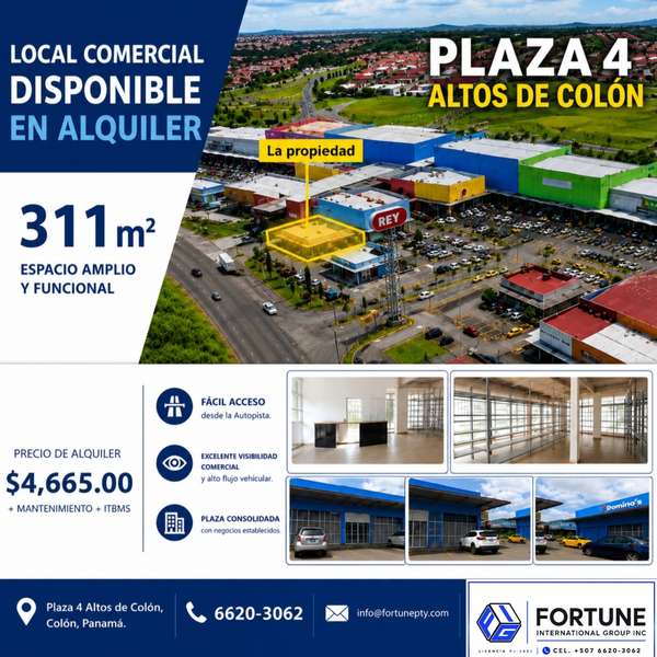 Prime Commercial Space in Colón!