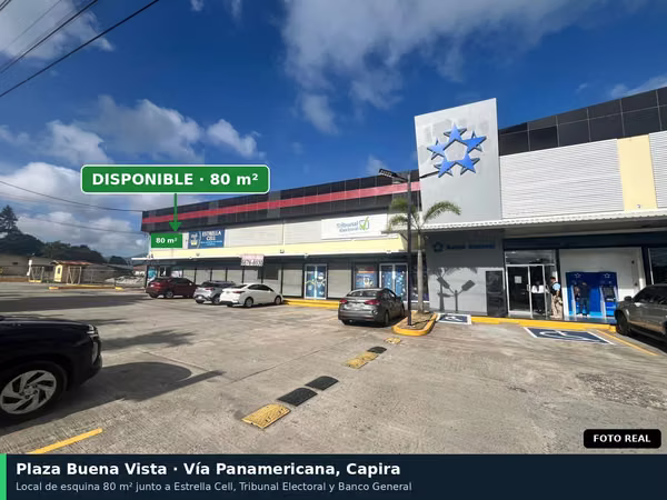 Alquiler de locales comerciales de 80 a 216 m² en Capira, Panamericana