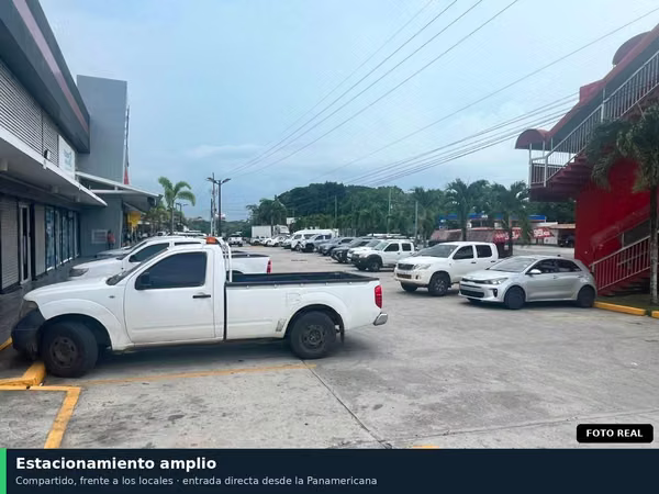 Alquiler de locales comerciales de 80 a 216 m² en Capira, Panamericana