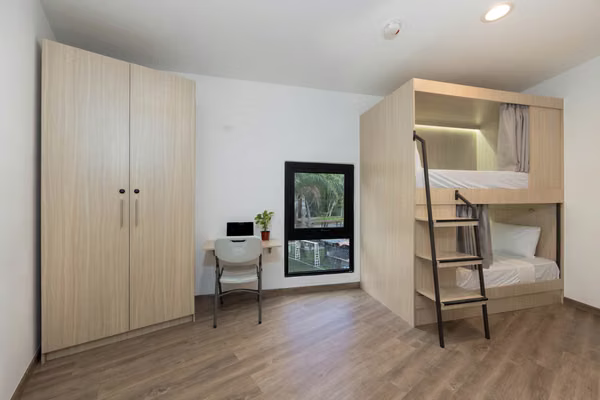 HABITACIÓN PARA DOS PERSONAS, TODO LOS SERVICIOS INCLUIDO, AGUA, LUZ E INTERNET