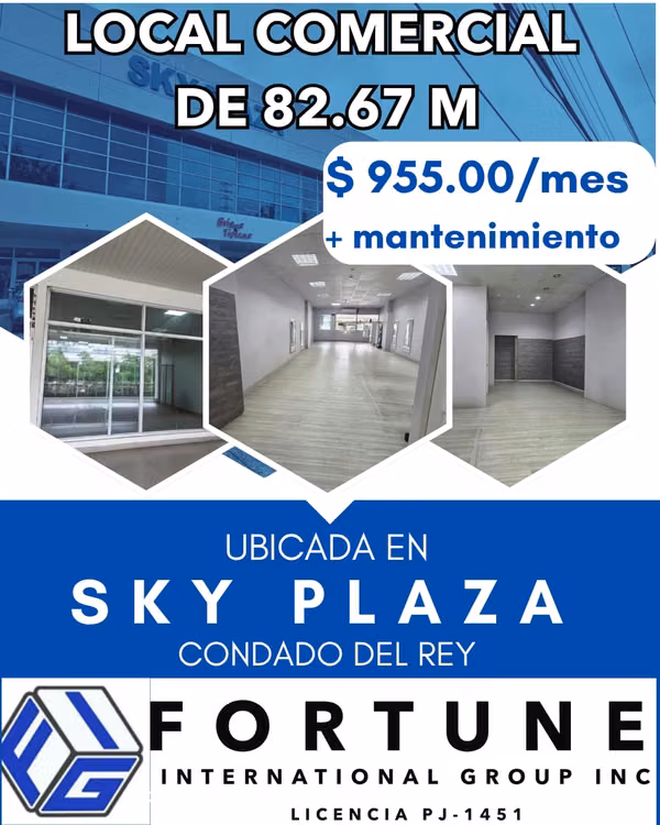 Local Comercial en Alquiler – Sky Plaza, Condado del Rey