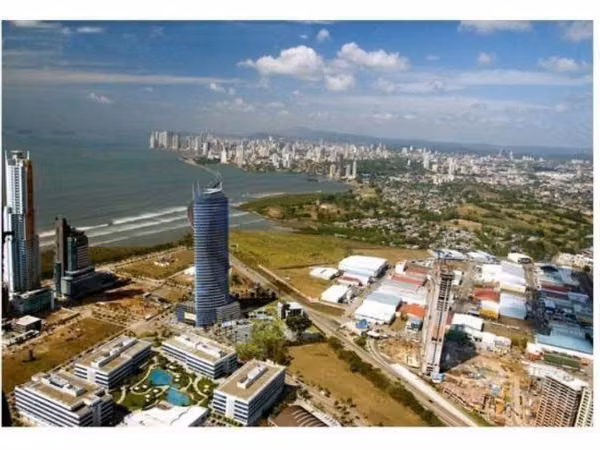 OFICINA vista Mar/ciudad Costa Este ALQUILER/VENTA en gris Financial Park 1000mts2