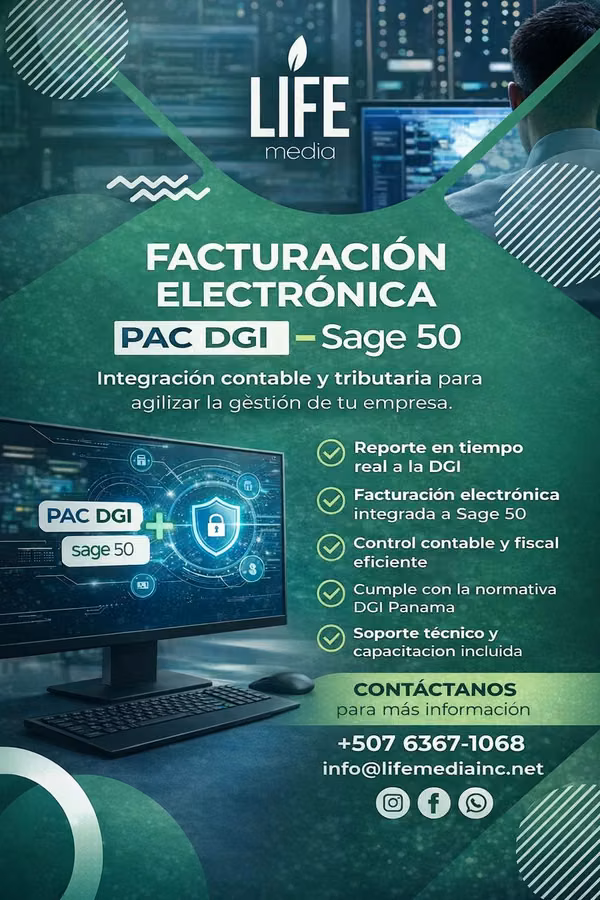 FACTURACION ELECTRONICA PAC + SAGE 50 PEACHTREE