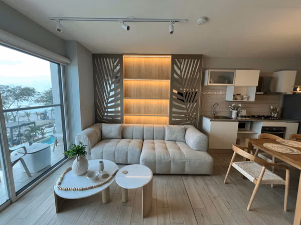 APARTMENTS FOR SALE FOR INVESTMENT, FIRST LINE BEACHFRONT, IN CHAME